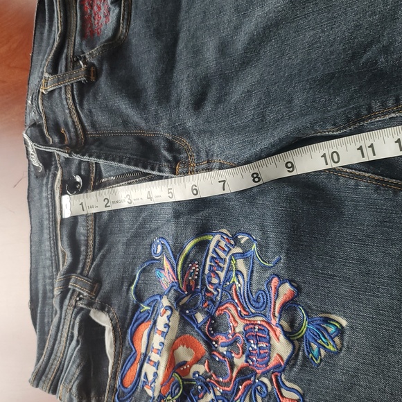 Ed Hardy Denim Capri Jeans Size 28 - Picture 7 of 9